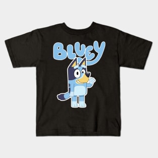 blue dog Kids T-Shirt